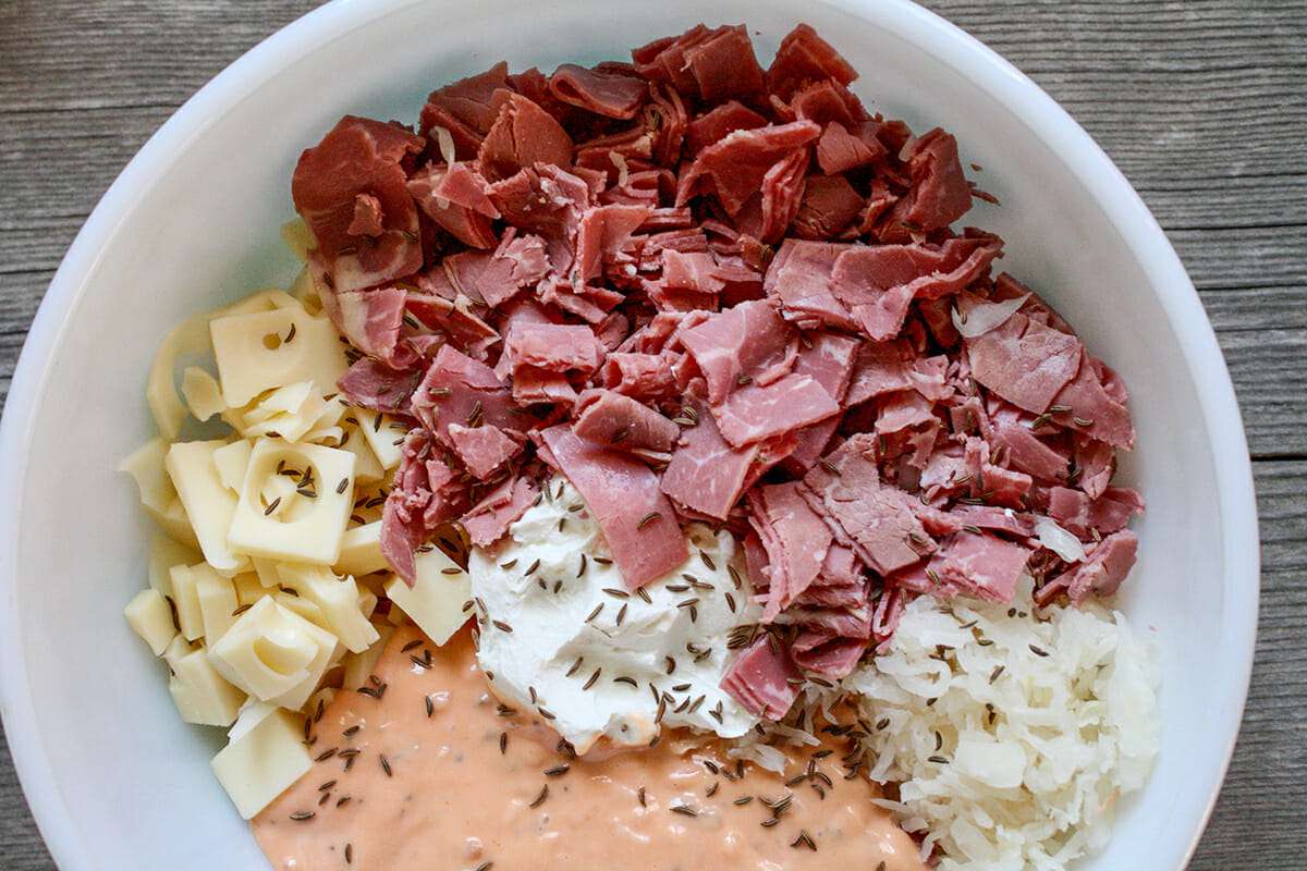 Hot Reuben Dip