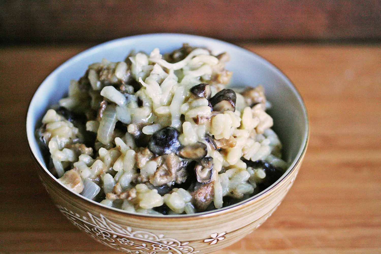 Sausage Mushroom Risotto