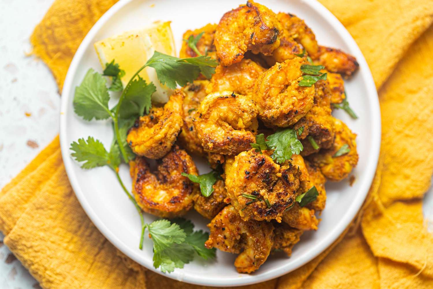 Grilled Shrimp with Konkani-Inspired Masala