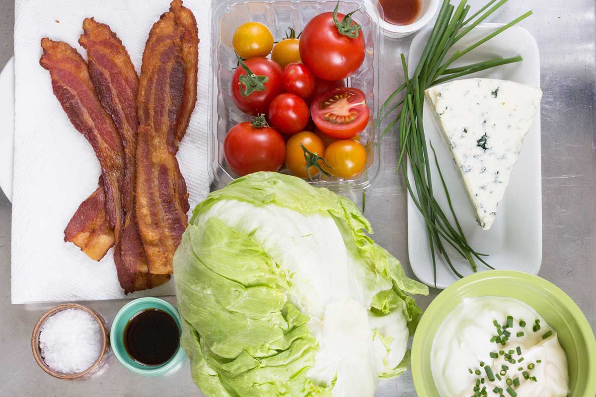 Classic Wedge Salad with Blue Cheese Dressing