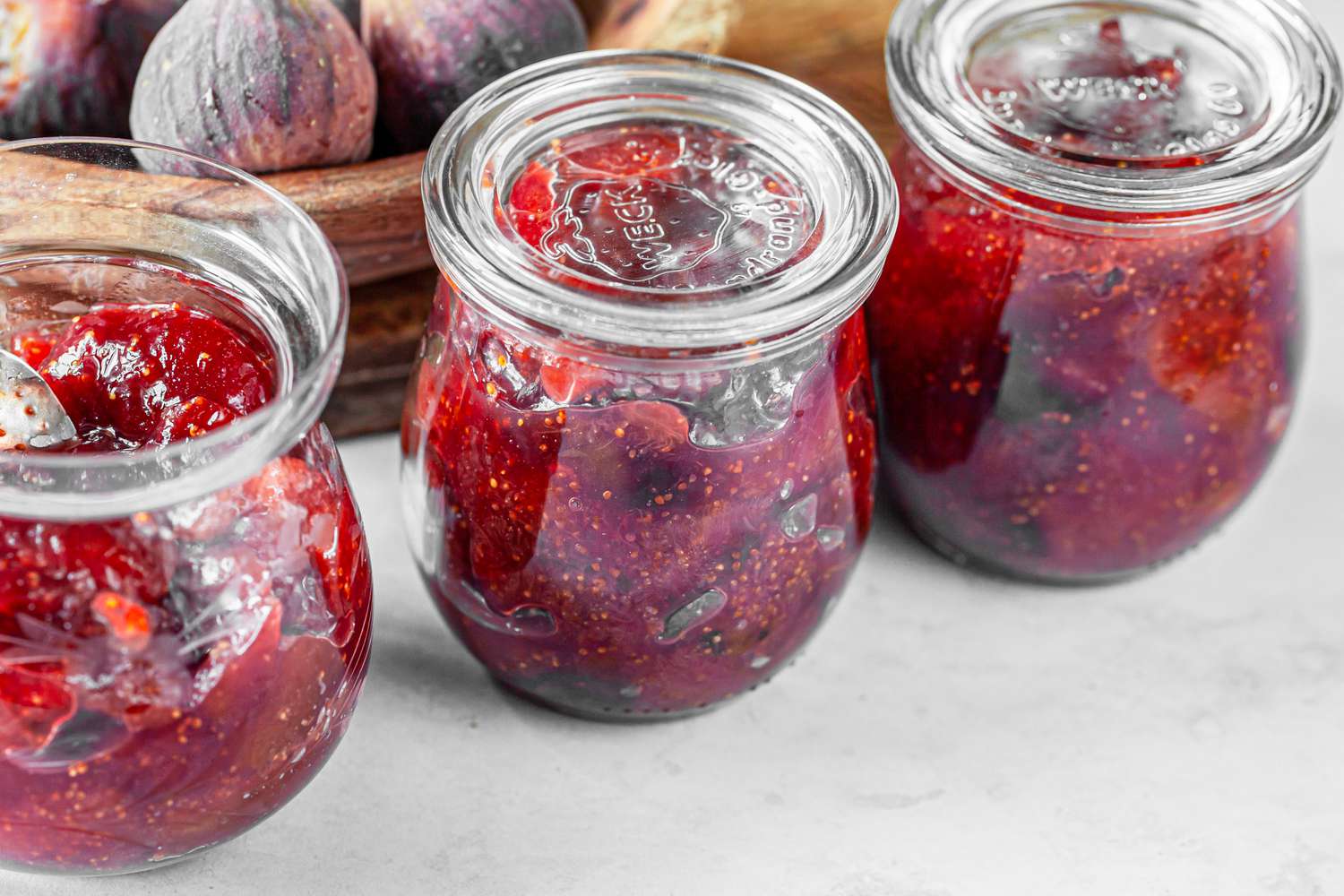 Fig Preserves in Jars