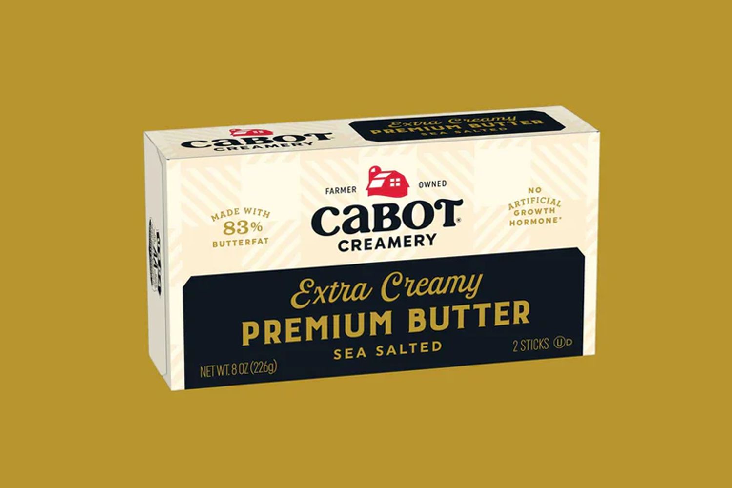 Cabot Creamery Extra Creamy Premium Butter packaging.