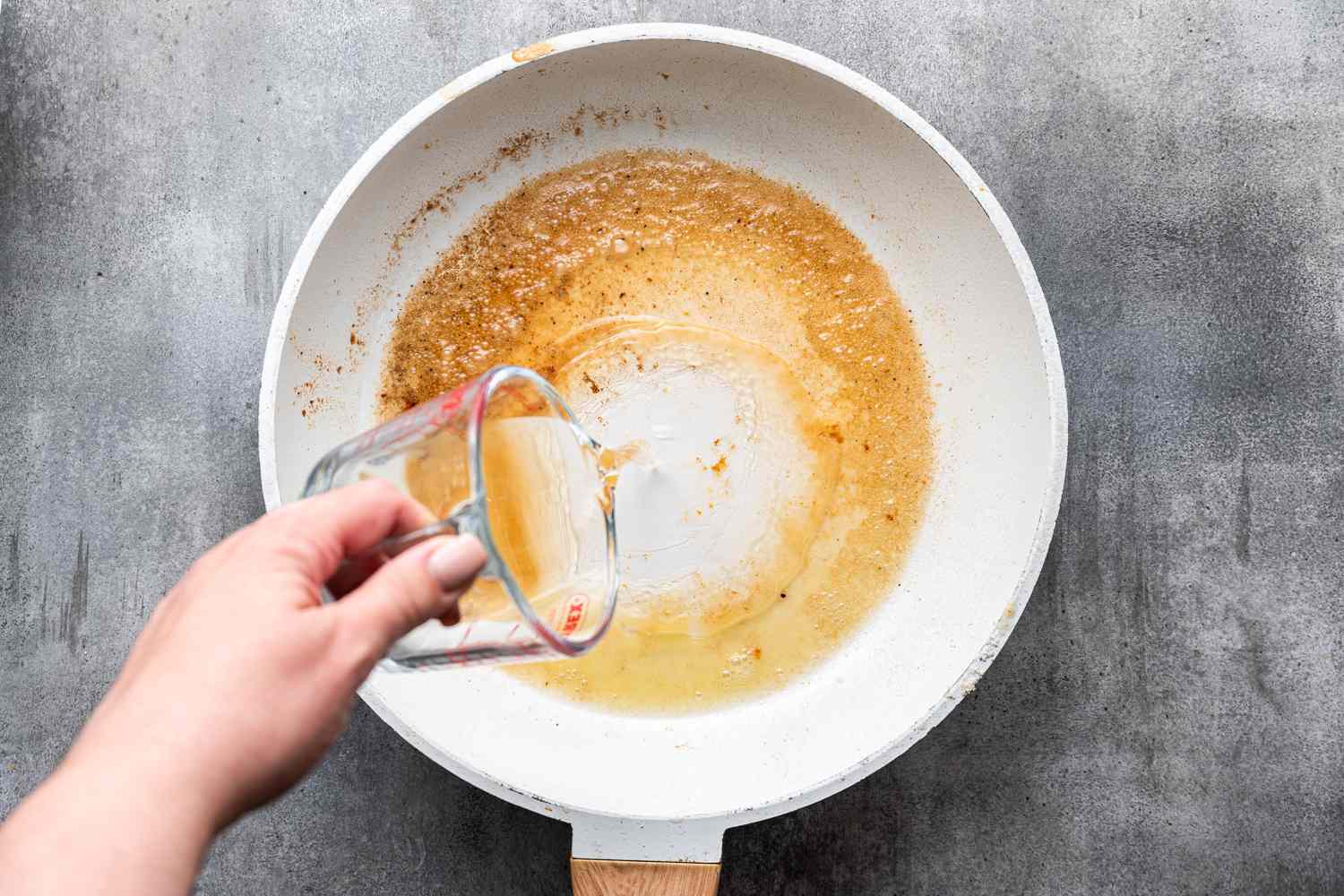 Deglaze Pan with Wine for Sole Piccata Recipe