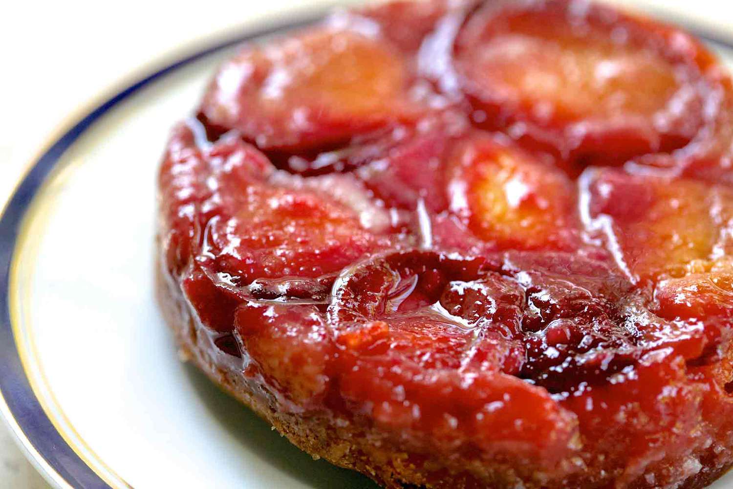 Plum Upside Down Cake