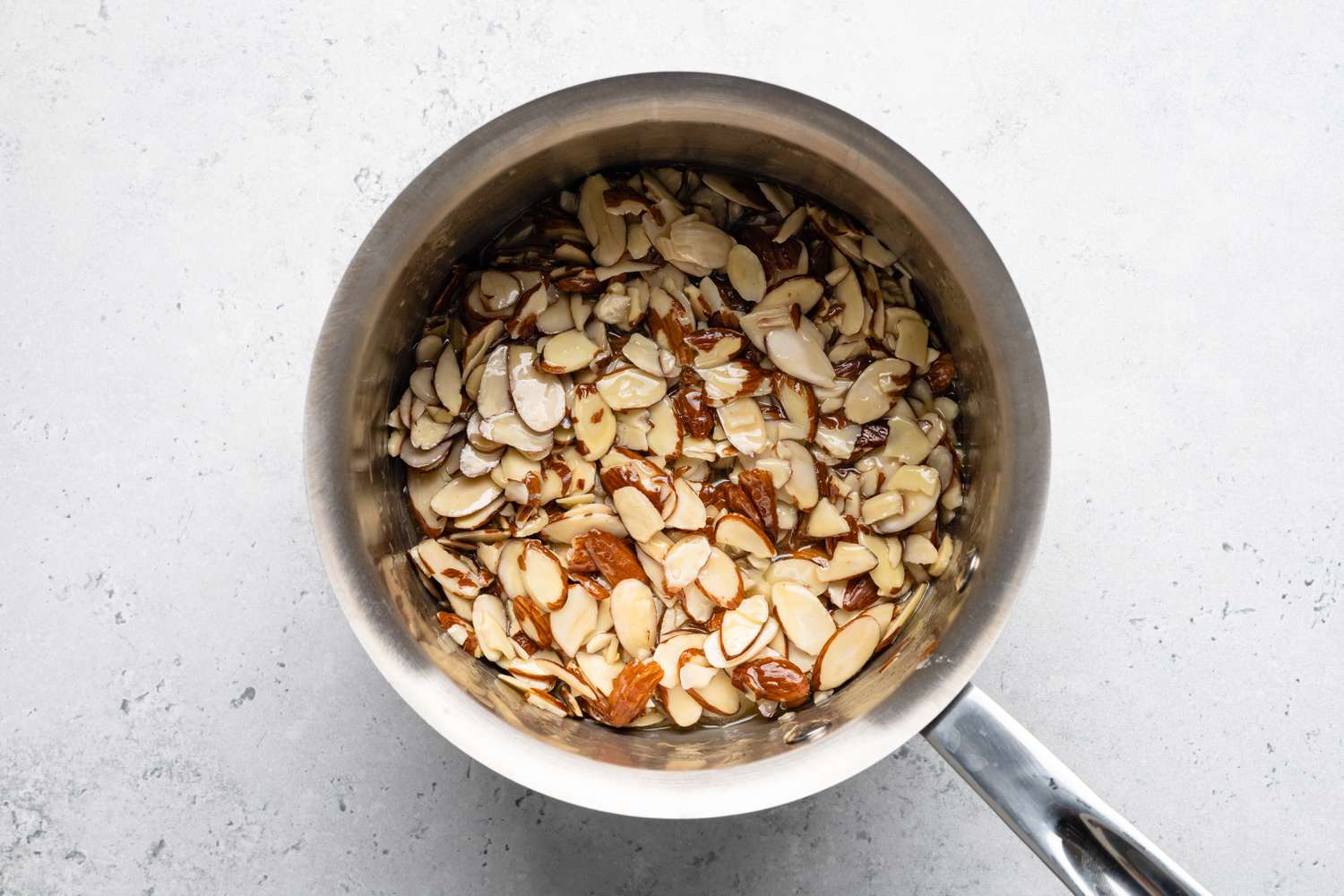 Sliced Almond Topping for Bee Sting Cake 
