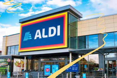 An outside view of a ALDI store