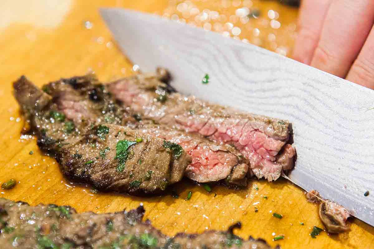 slice steak for fajitas