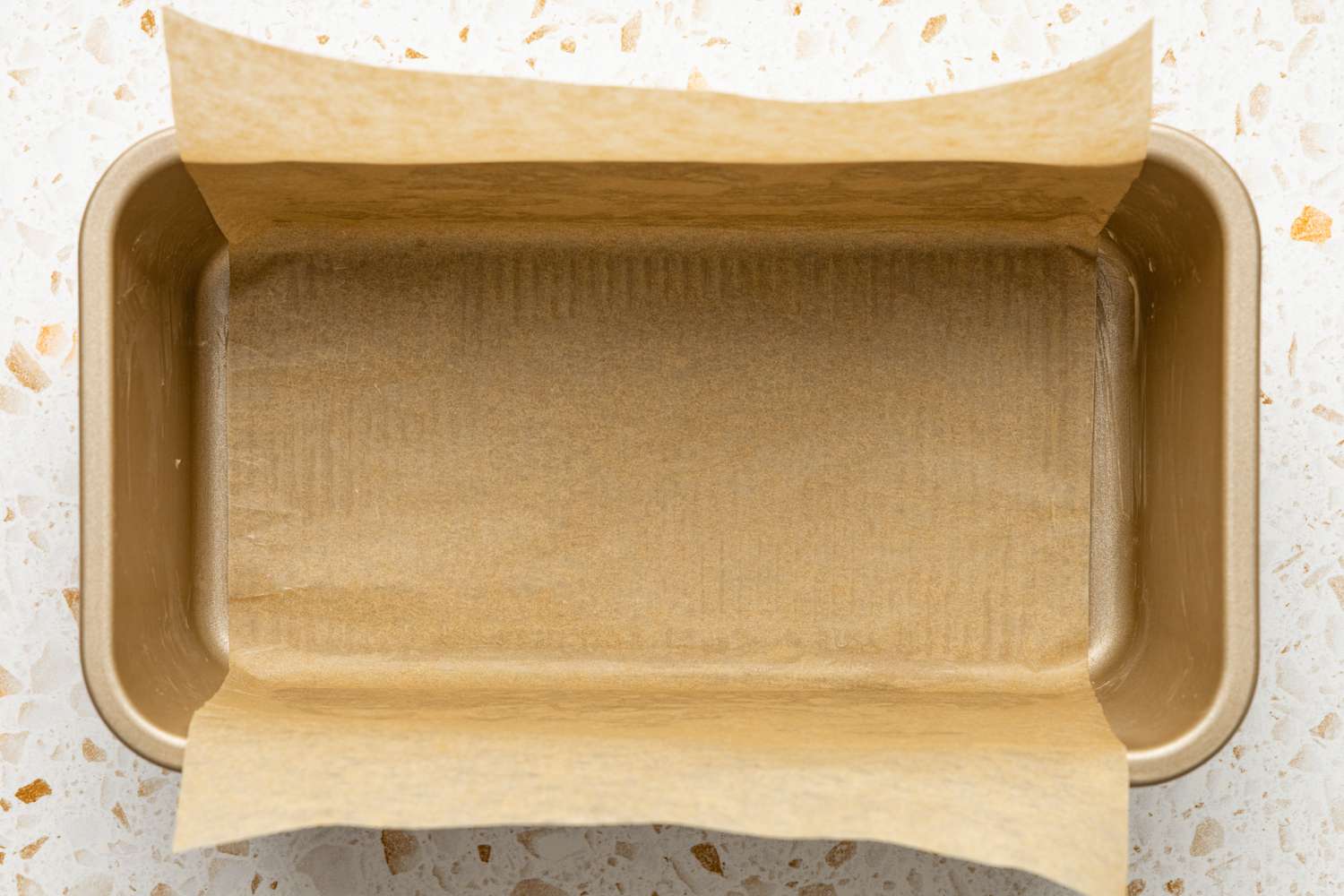Parchment Lined Loaf Pan