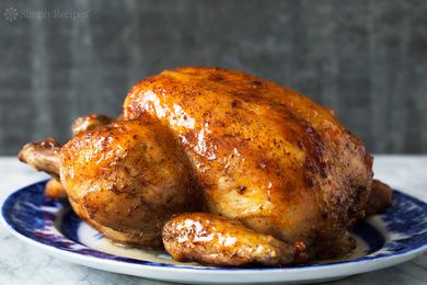 Roasted Chicken with Apricot Glaze
