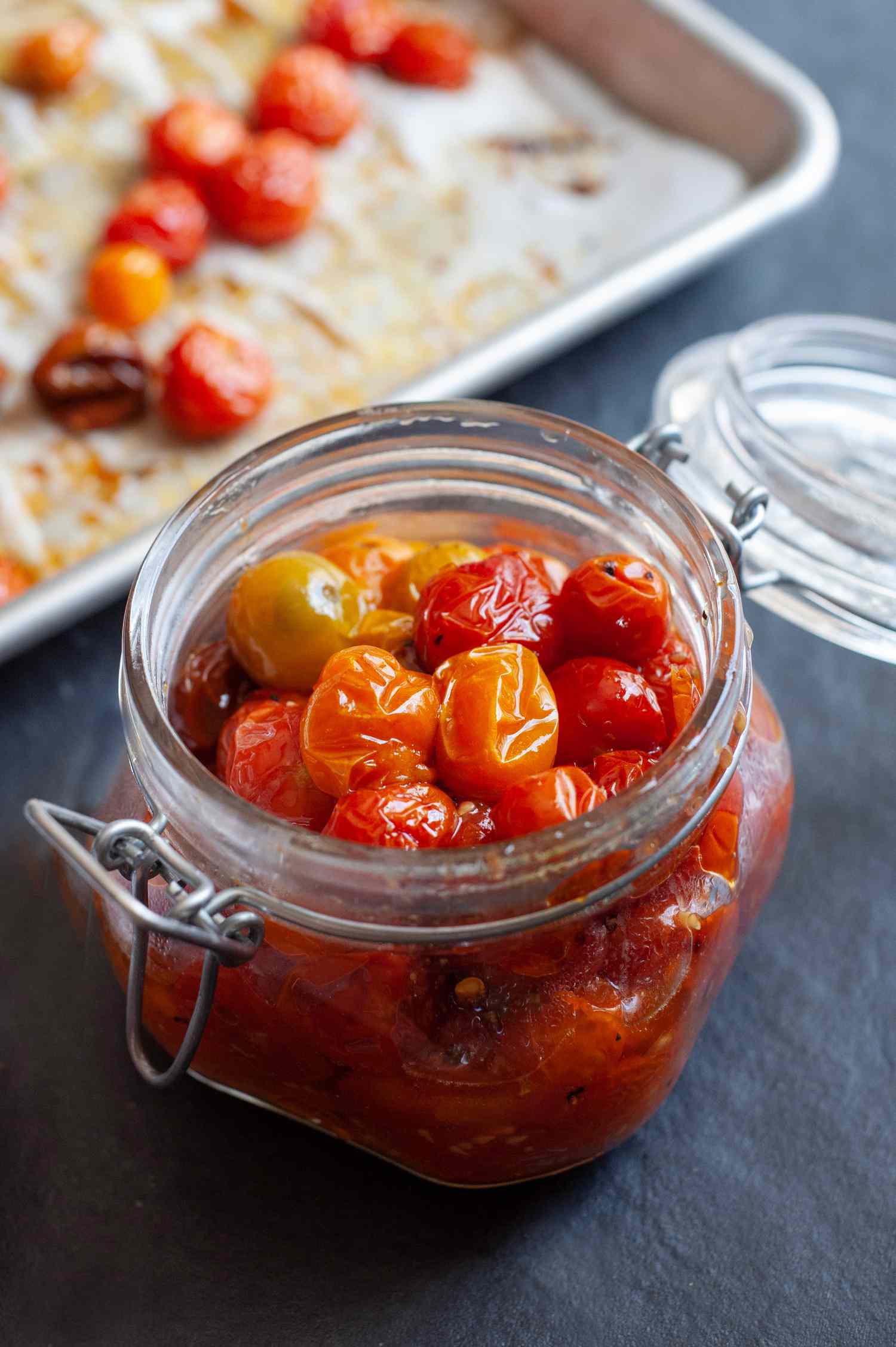 Roasted Tomatoes on a Jar