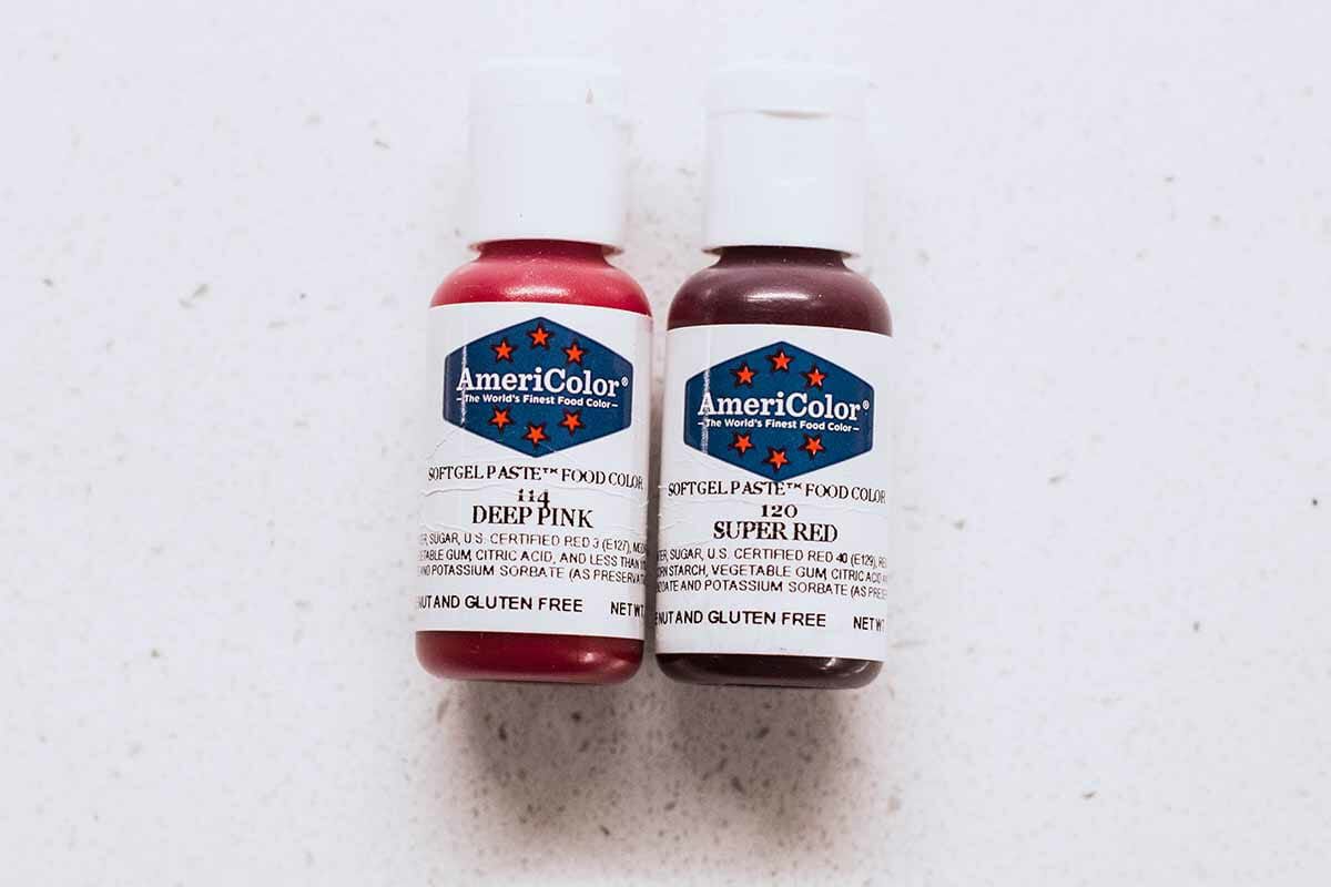 Food coloring to make sugar cookies.