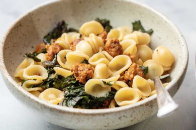 Orecchiette Pasta with Sausage and Kale
