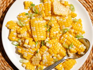 Corn Salad on a plate