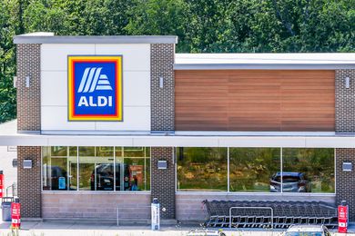 Aldi storefront