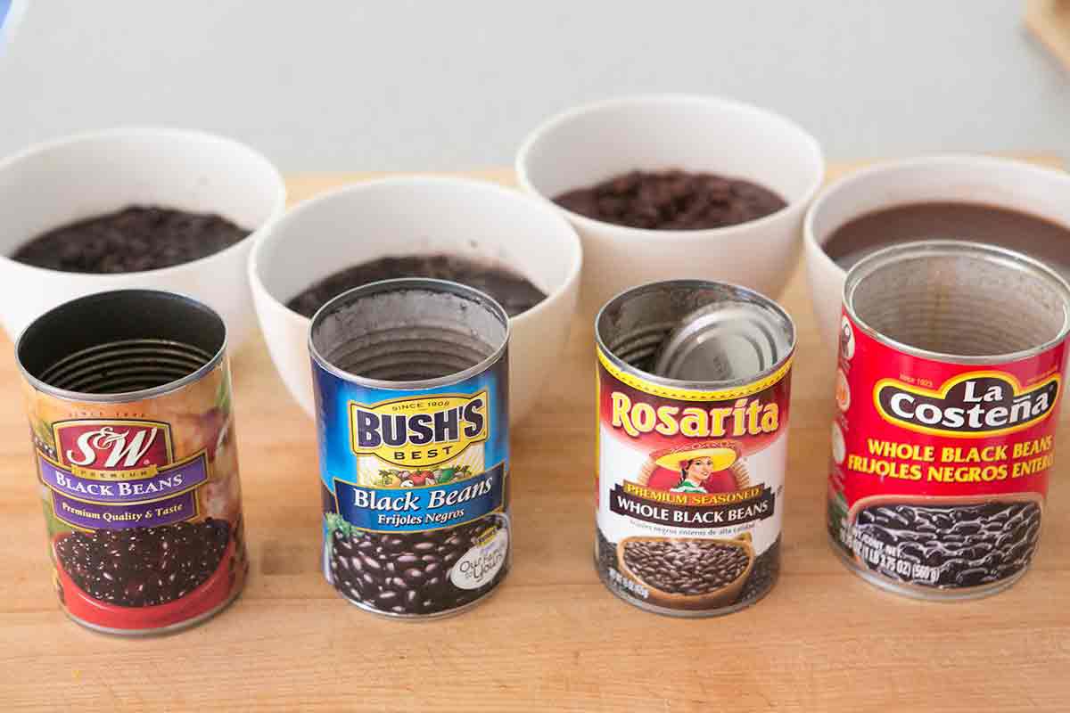 canned black beans