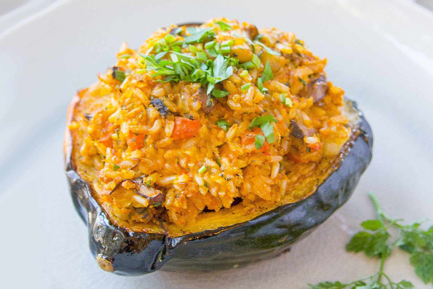 Vegan Stuffed Squash