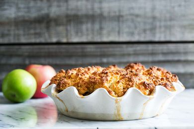 Apple Cobbler hot from oven