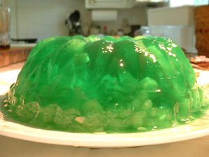 Lime Jello Cucumber Horseradish Salad