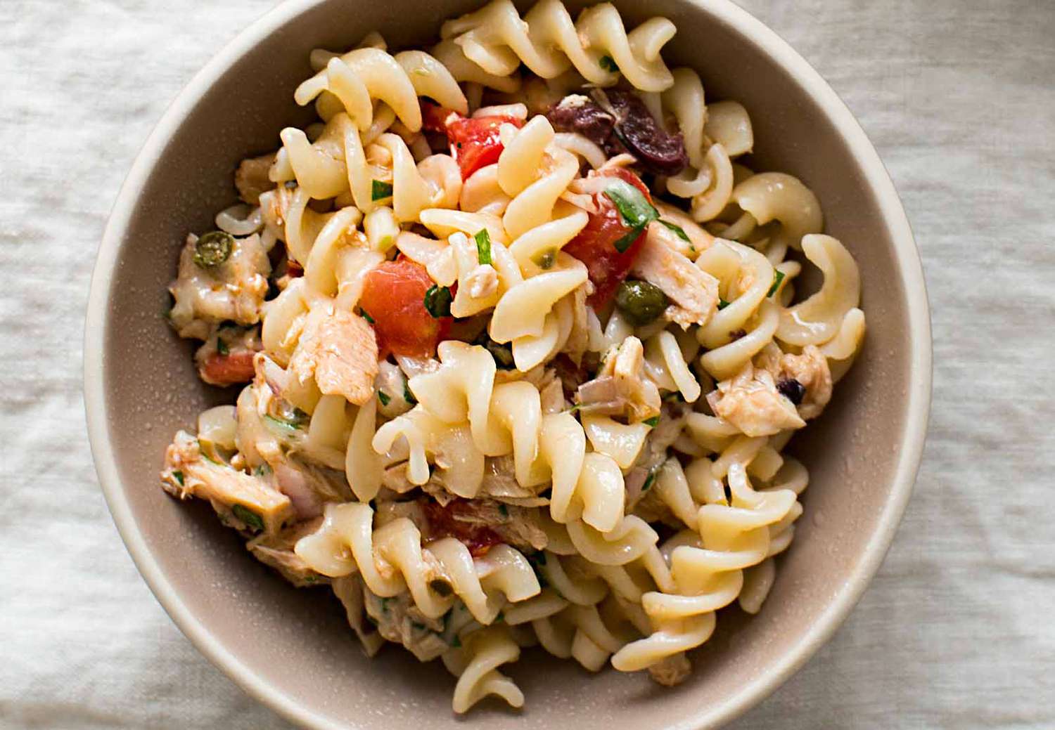 Mediterranean Tuna Pasta