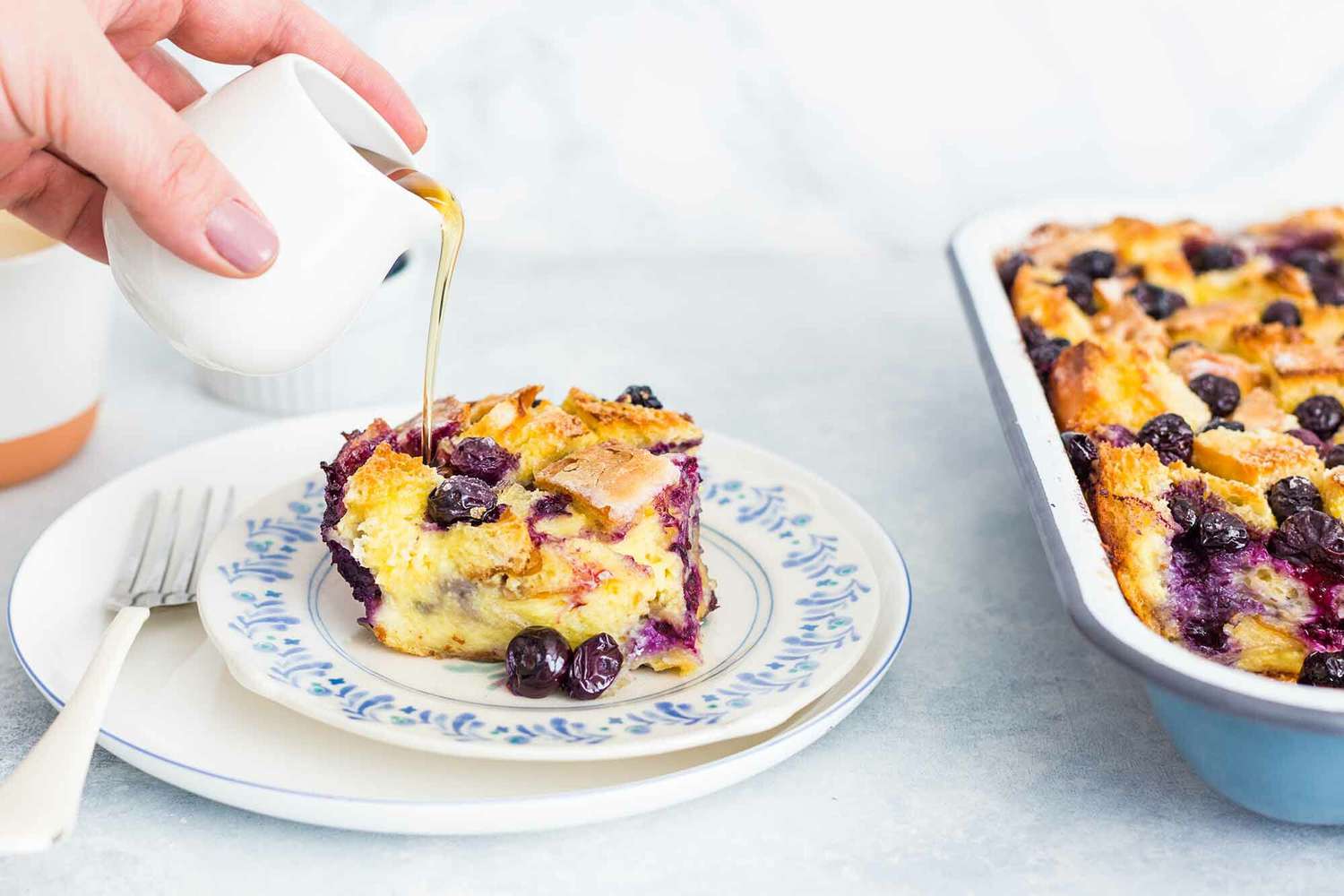 Baked French Toast with Blueberries