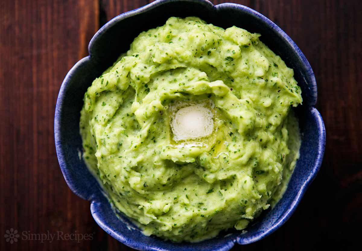 Green Mashed Potatoes