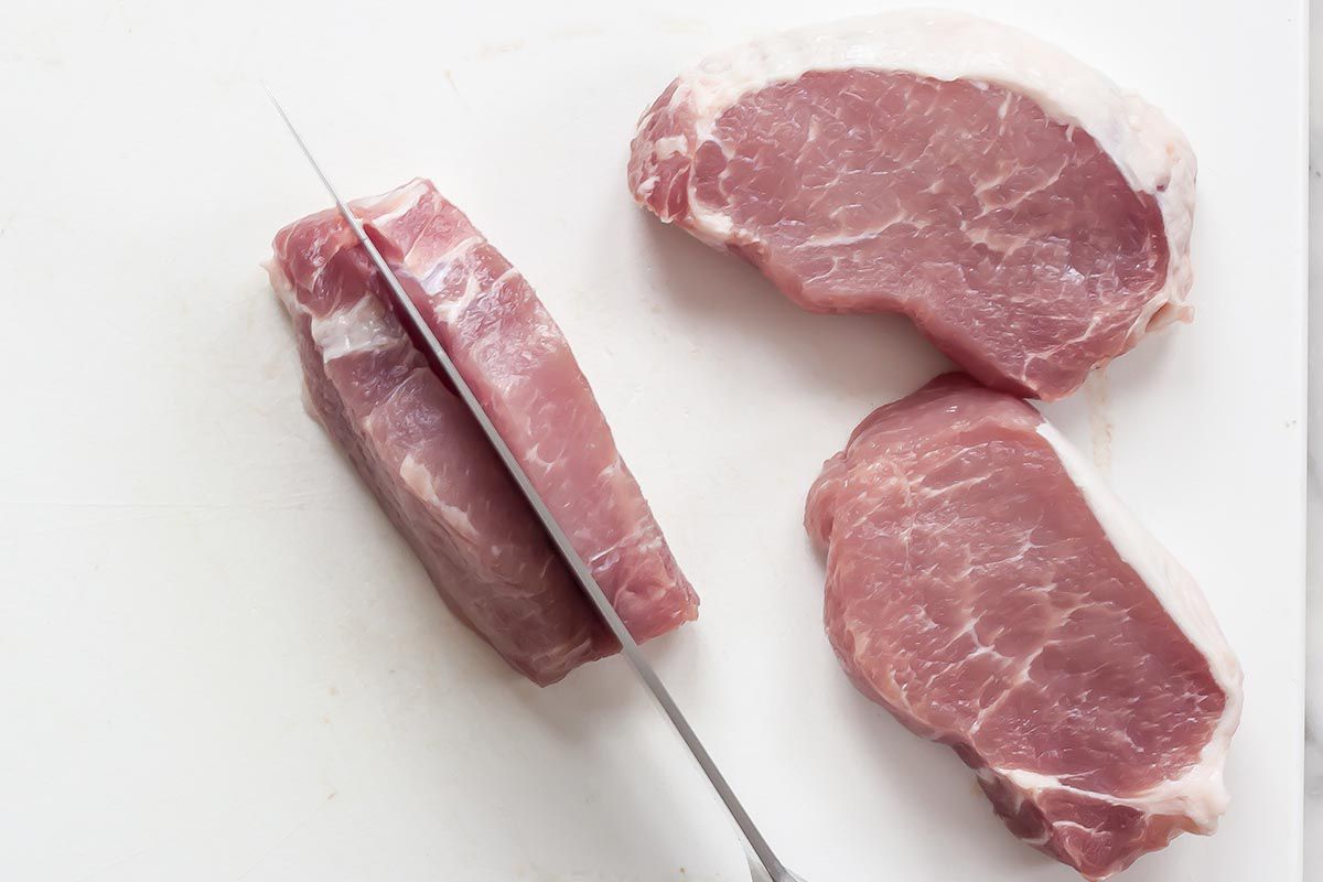 Sesame-Crusted Pork Cutlets with Crispy Shallots