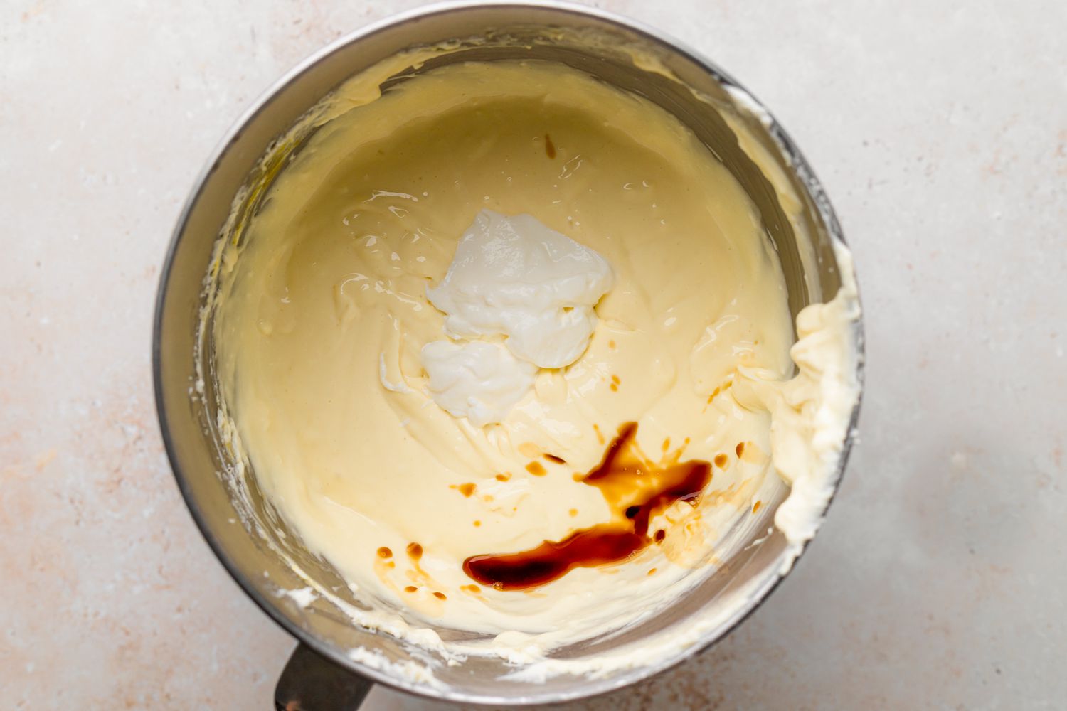 Cheesecake batter for Oreo cheesecake