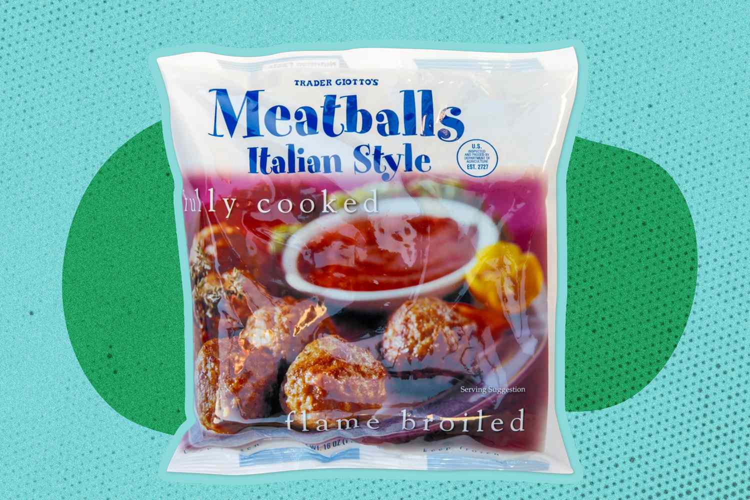 Trader Joe's meatballs Italian style