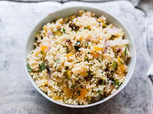 Couscous with Pistachios and Apricots