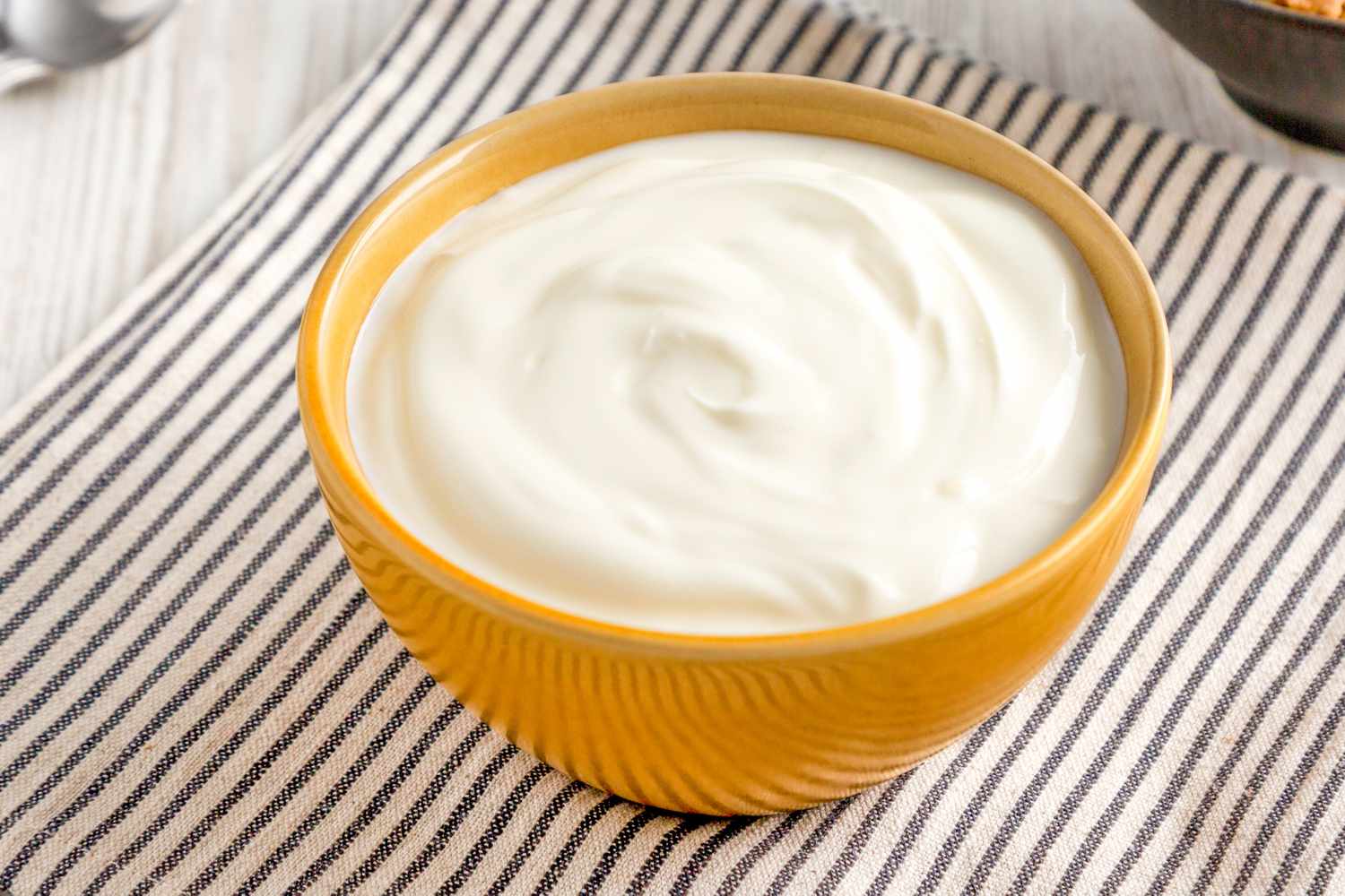 small bowl of yogurt