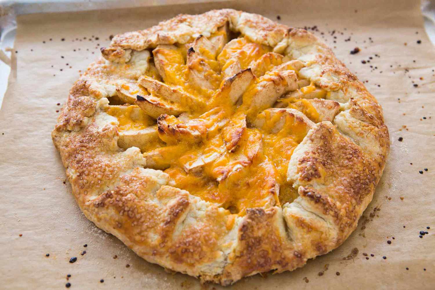 New England Apple Cheddar Galette