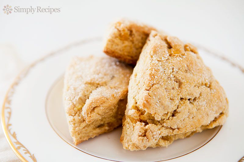 Ginger Scones on a plate
