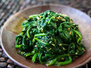 Spinach Sesame Garlic side dish