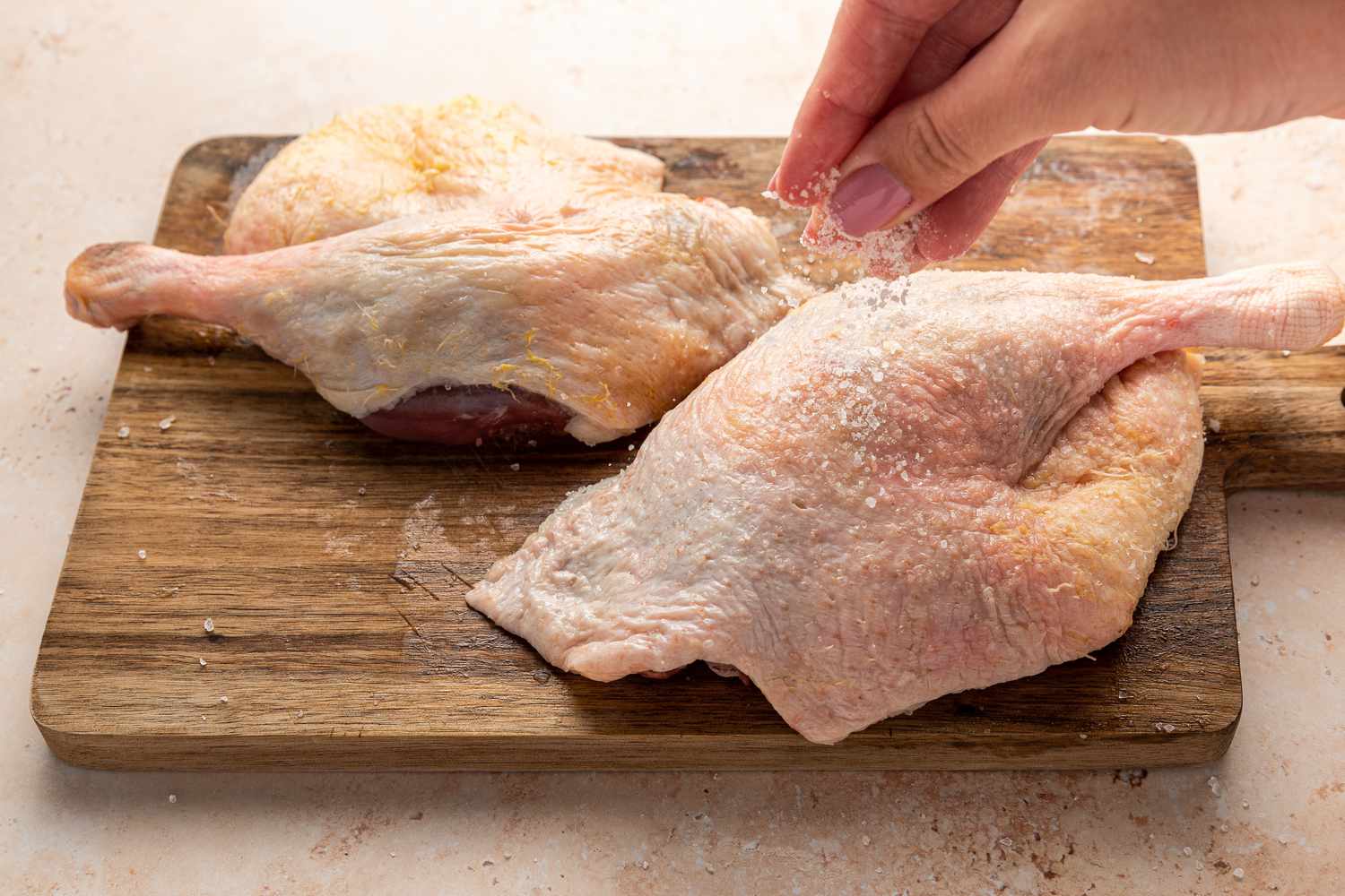 Duck Salted for Duck Leg Confit 