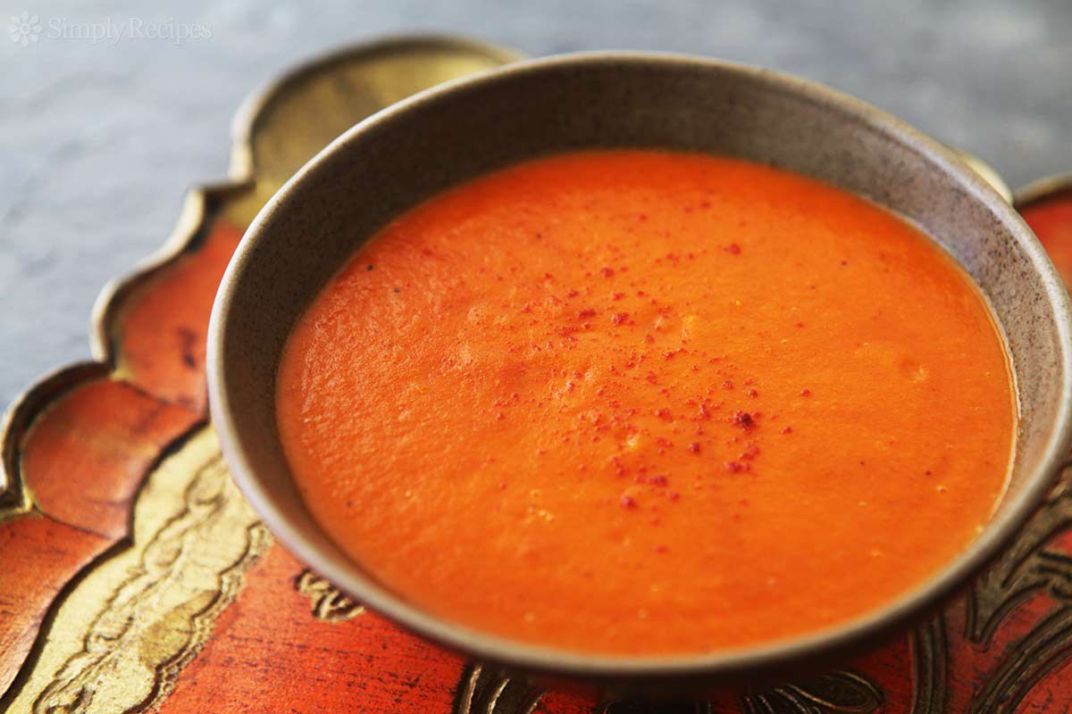 Roasted Red Pepper Potato Soup