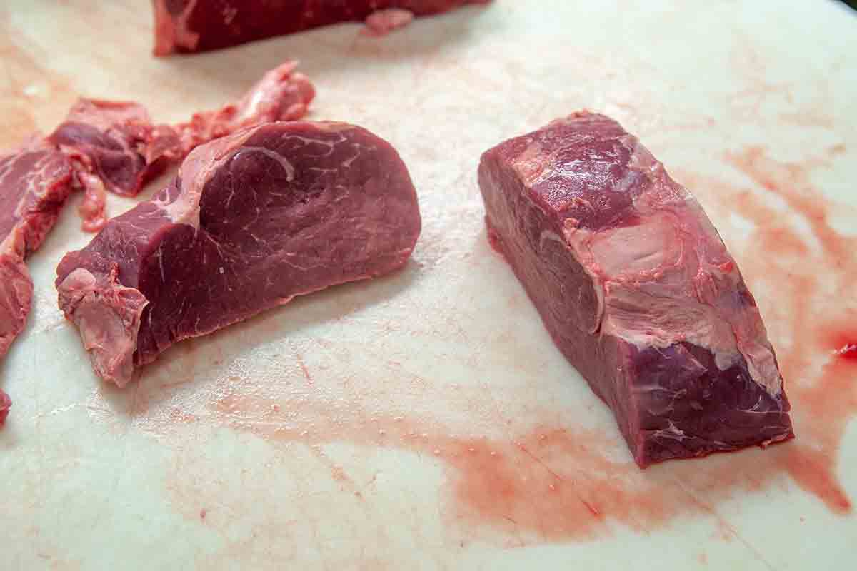 cut filet mignon steaks