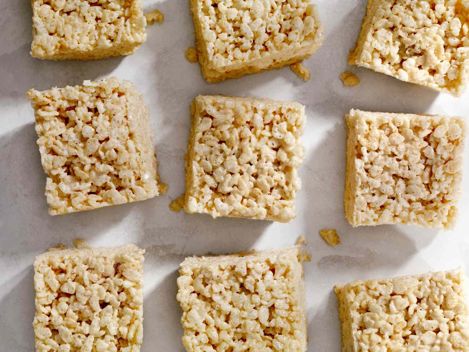 Marshmallow Crispy Rice Squares