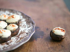 Boursin Stuffed Mushrooms