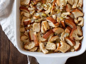 Chicken stuffing casserole.