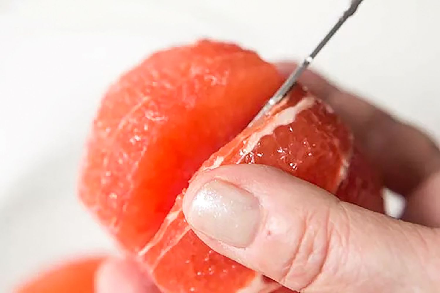 Knife Used to Cut Citrus Wedges (without the Membrane)