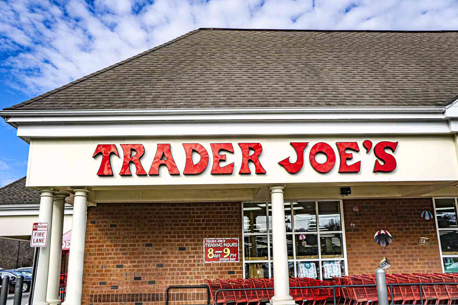 Trader Joe's grocery store, exterior view