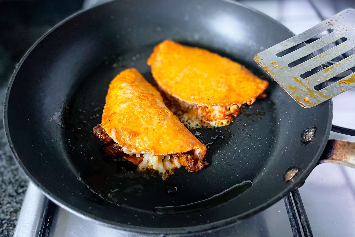 Cook Birria Tacos on Skillet