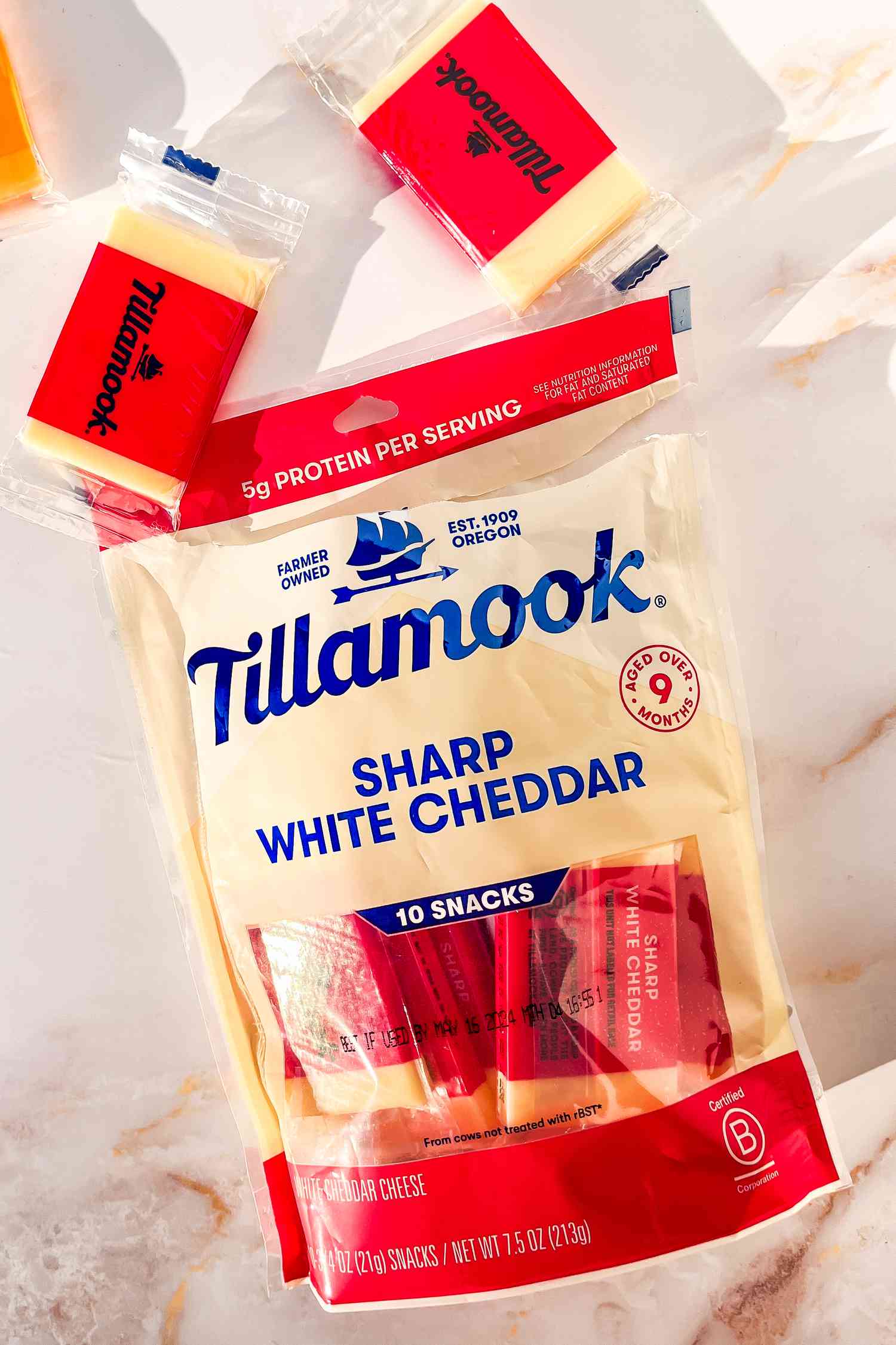 Tillamook Cheddar Cheese Squares