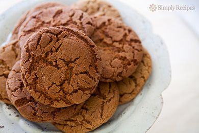 Giant Ginger Cookies with ginger, cinnamon, cloves, and molasses