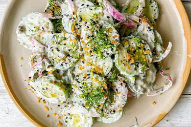 Everything Bagel Cucumber Salad