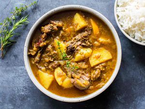 Lamb Curry in bowl