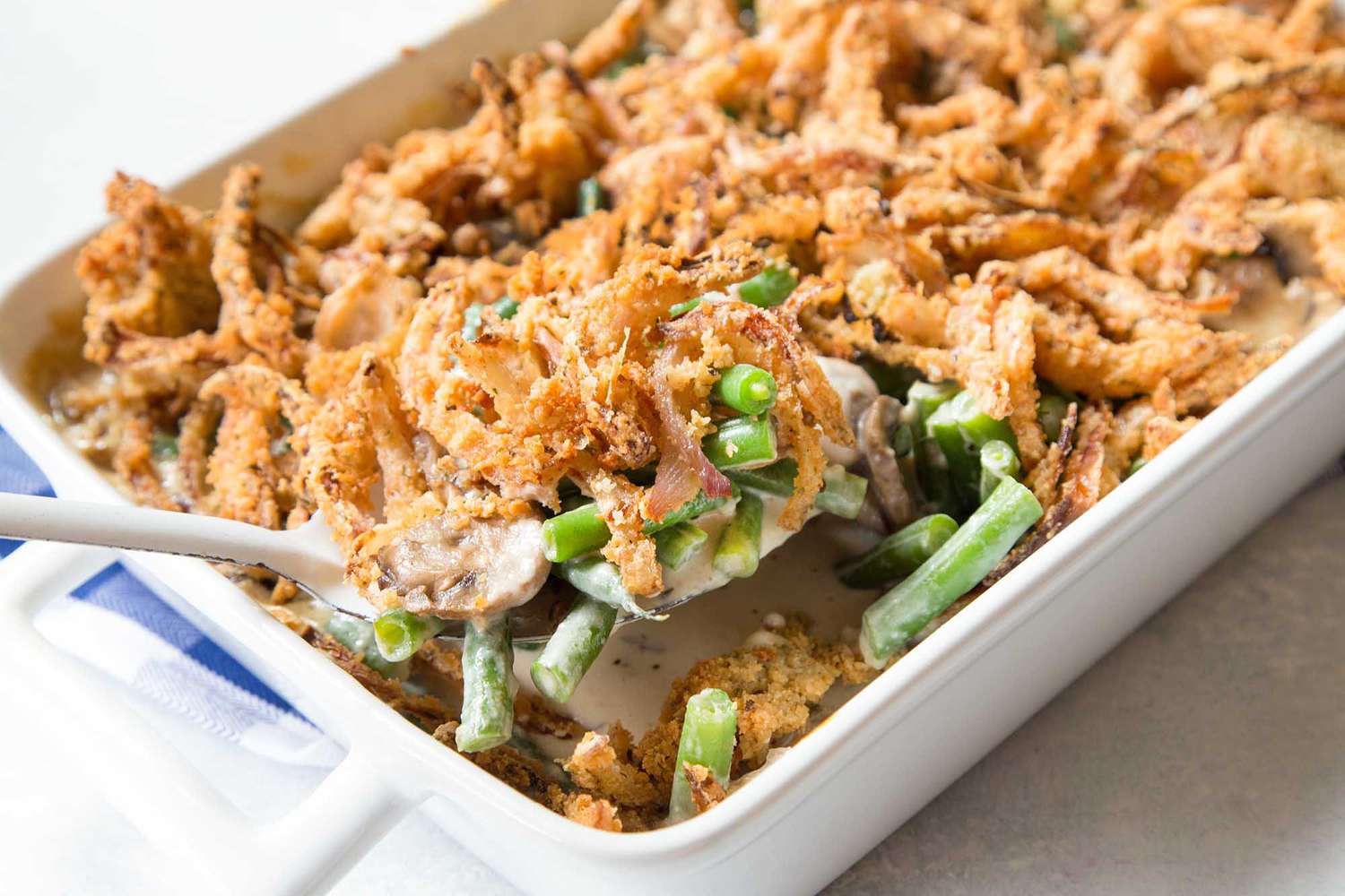 Classic Green Bean Casserole made from scratch