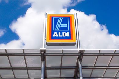 An ALDI store sign