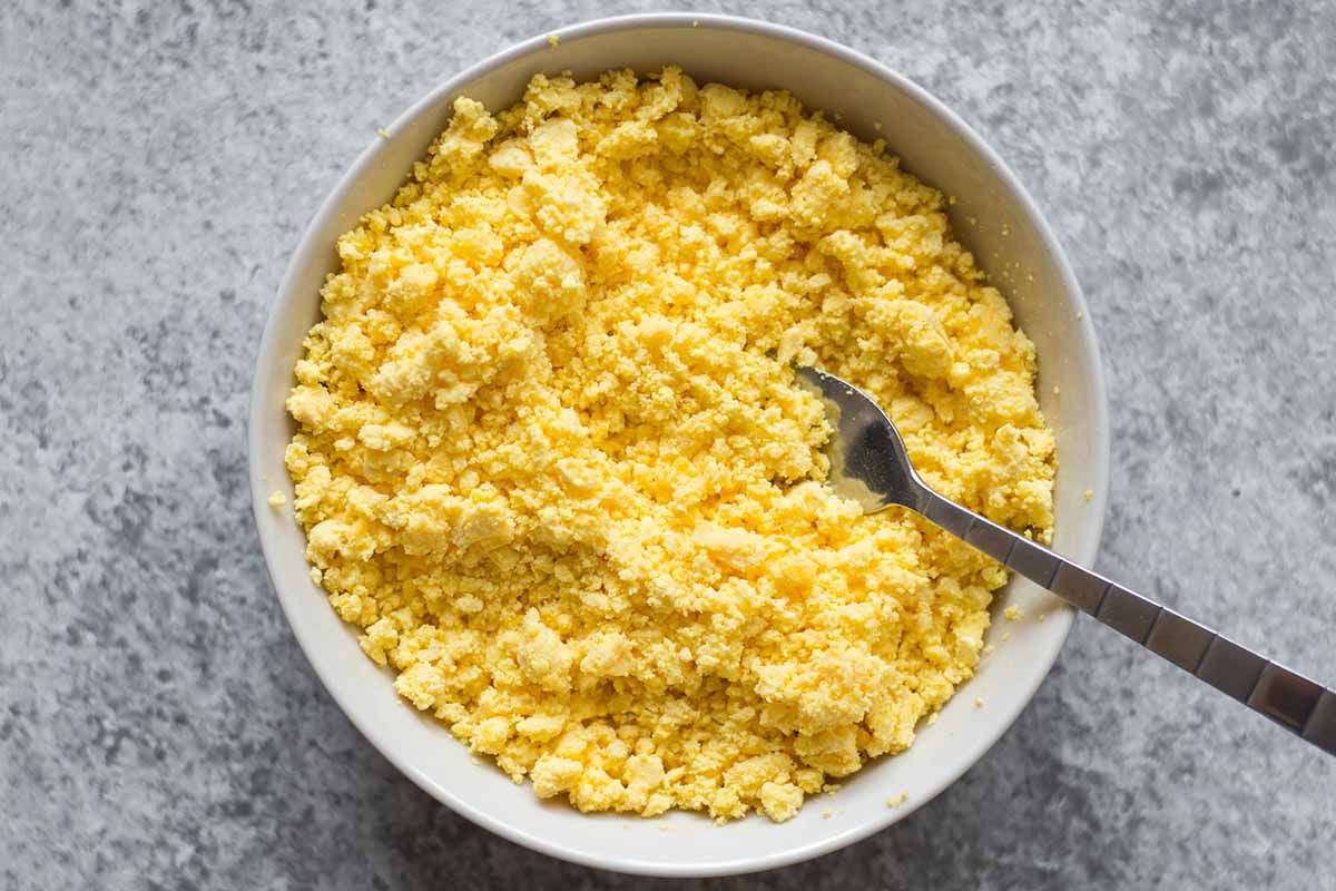 Sour Cream and Bacon Deviled Eggs