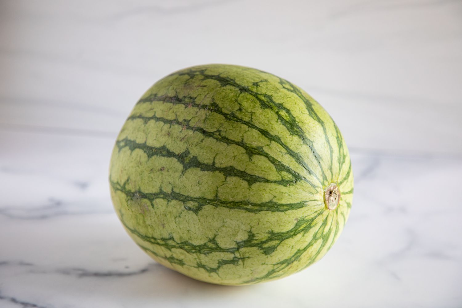 Skin of a miniature watermelon